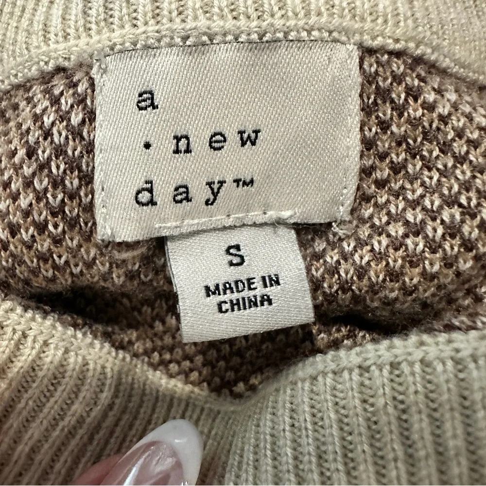 A New Day Leopard Print Crewneck Sweater Small – Baddie / Mob Wife Chic